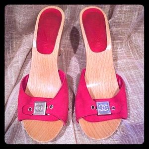 Chanel "CC" Slide Sandals